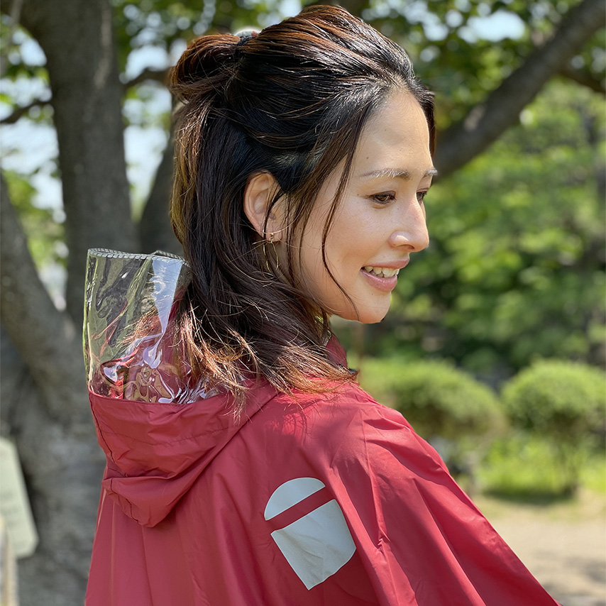 PORD Rainwear Ladies Maroon x Coyote