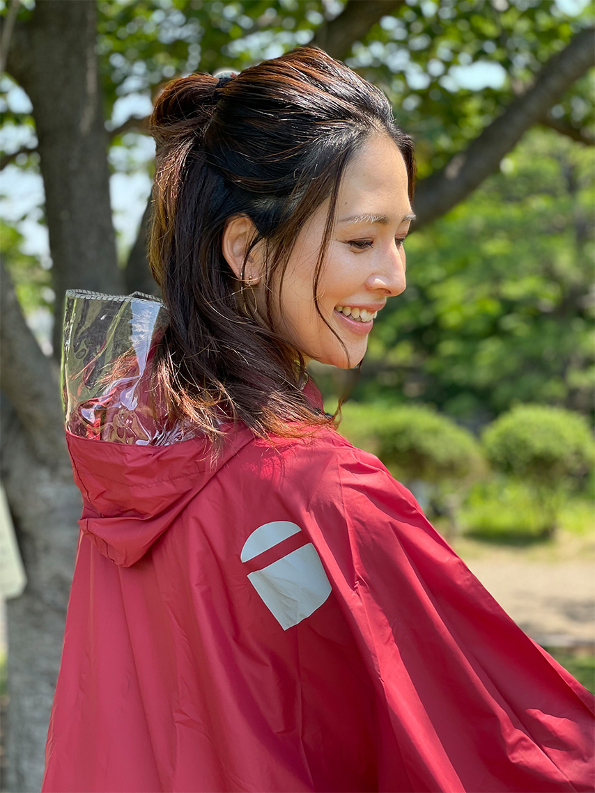 PORD Rainwear Ladies Maroon x Coyote