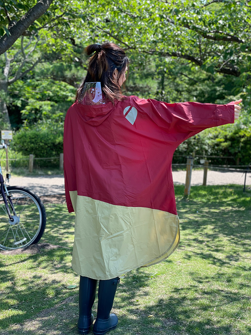 PORD Rainwear Ladies Maroon x Coyote