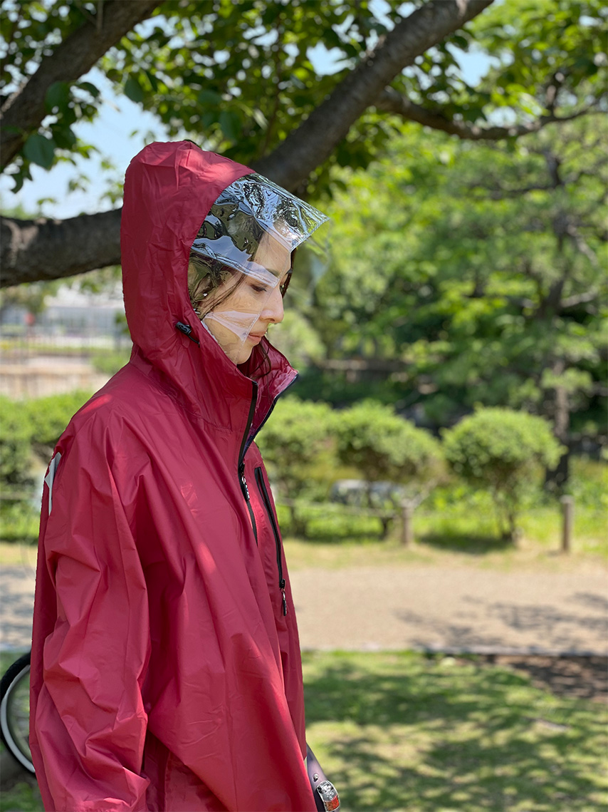 PORD Rainwear Ladies Maroon x Coyote