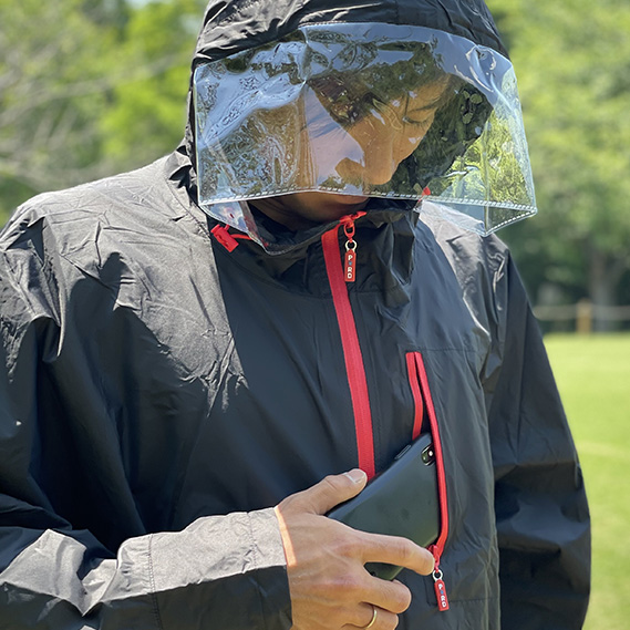 PORD Rainwear Ladies Maroon x Coyote