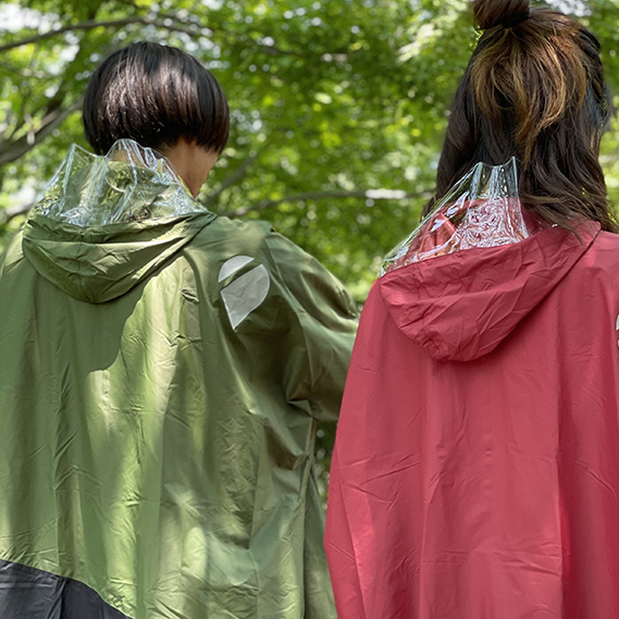 PORD Rainwear Ladies Maroon x Coyote